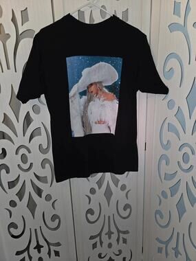Beyonce 2025 Graphic Tee Ho Ho Ho Down Shirt Black Unisex Small Tour Merch